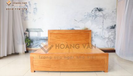 giường gỗ gõ chỉ bắc