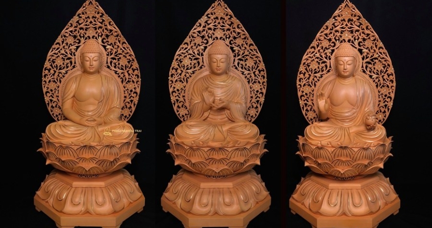 Những tượng Phật bằng gỗ luôn được nhiều người lựa chọn