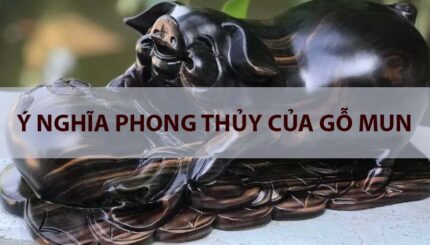 ý nghĩa phong thủy của gỗ mun