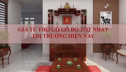 giá tủ thờ gỗ gõ đỏ