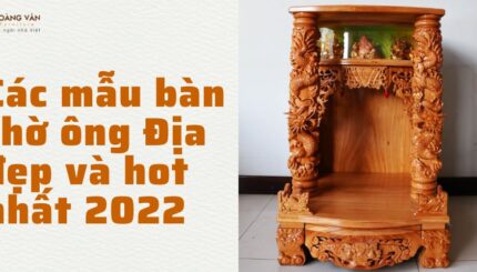 bàn thờ ông địa đẹp