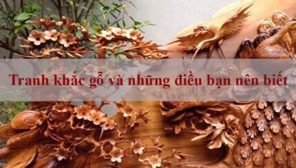 tranh khắc gỗ