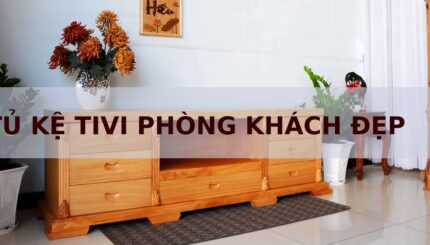 tủ kệ tivi phòng khách đẹp