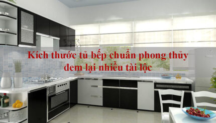 kích thước tủ bếp