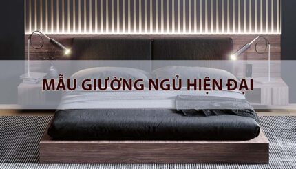 mẫu giường ngủ hiện đại