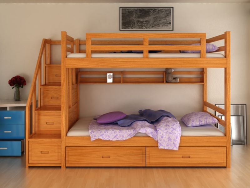 Hình ảnh mẫu giường tầng hiện đại rất được khách hàng yêu thích