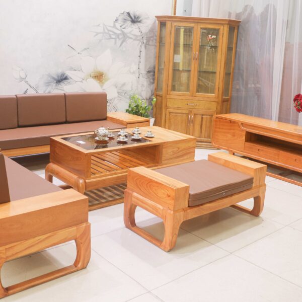 bàn ghế gỗ hiện đại