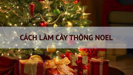 cách làm cây thông noel