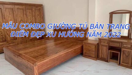 combo giường tủ bàn trang điểm