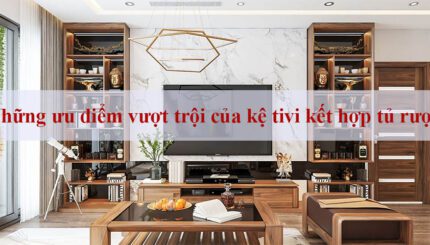 kệ tivi kết hợp tủ rượu