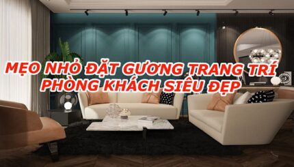 gương trang trí phòng khách